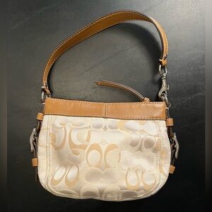 Vintage Coach Signature Small Handbag Purse